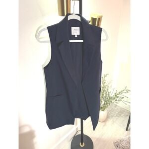 Maison D'Amelie elevated work layering vest navy cooling layer executive med. EC